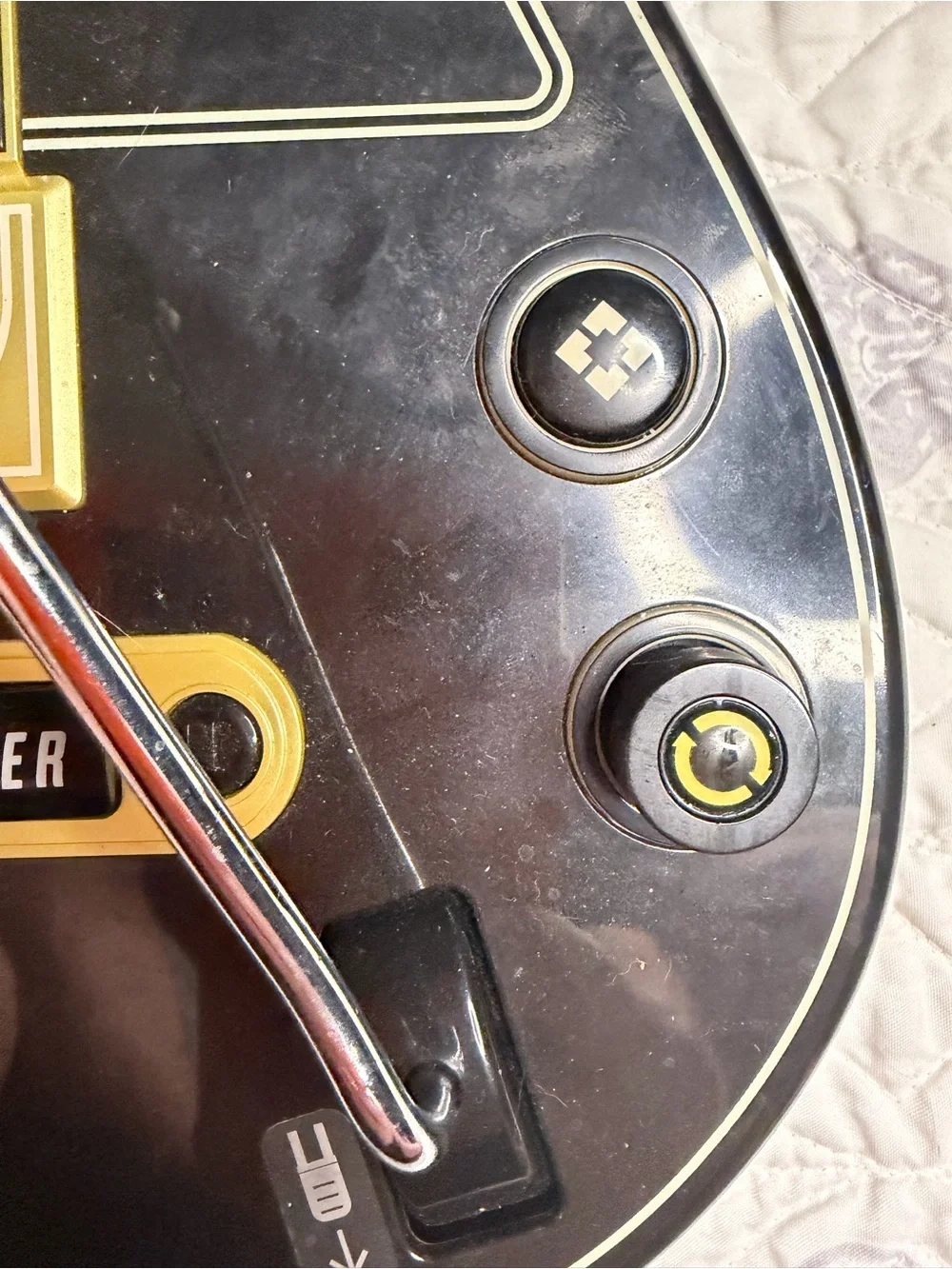 Black Guitar Controller for Video Games